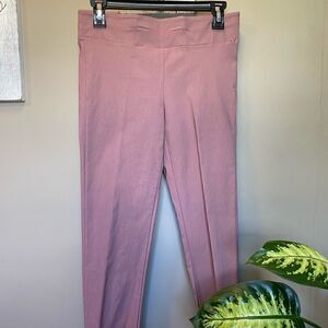 Popana Women’s Pink Ankle Trousers Size M